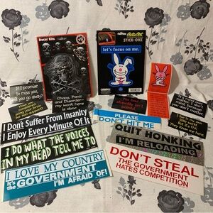 Dark humor sticker bundle